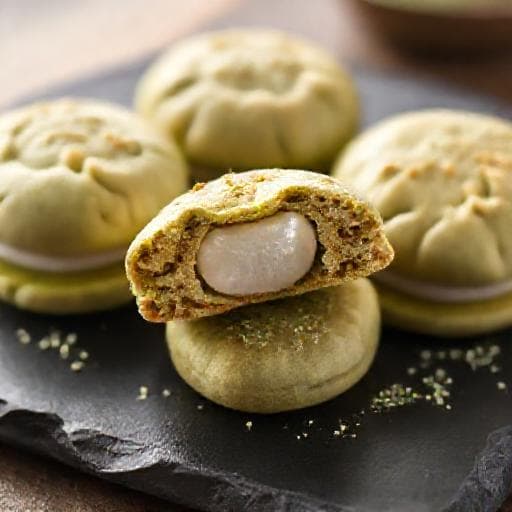 Bánh Cookie Nhân Mochi Trà Xanh