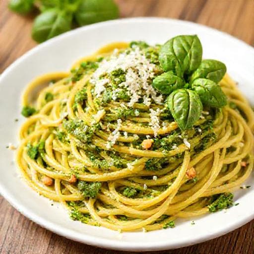 Mì Ý Sốt Pesto Truyền Thống