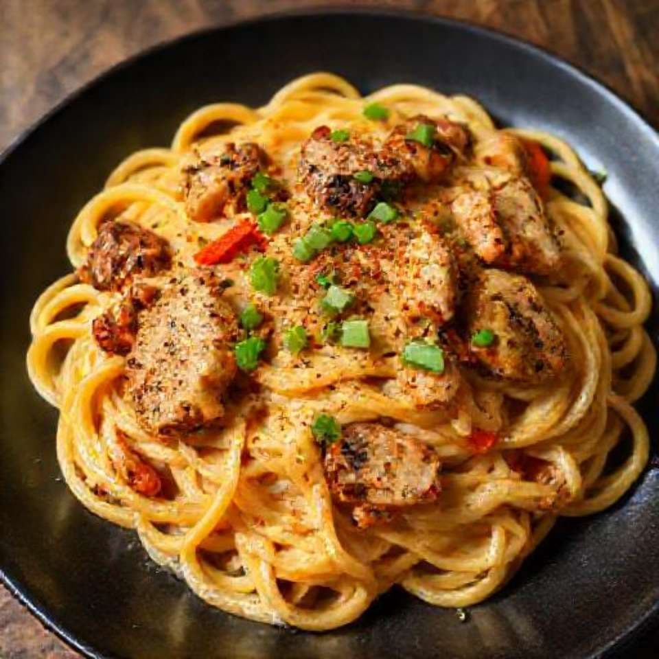 Spicy Cajun Chicken Alfredo