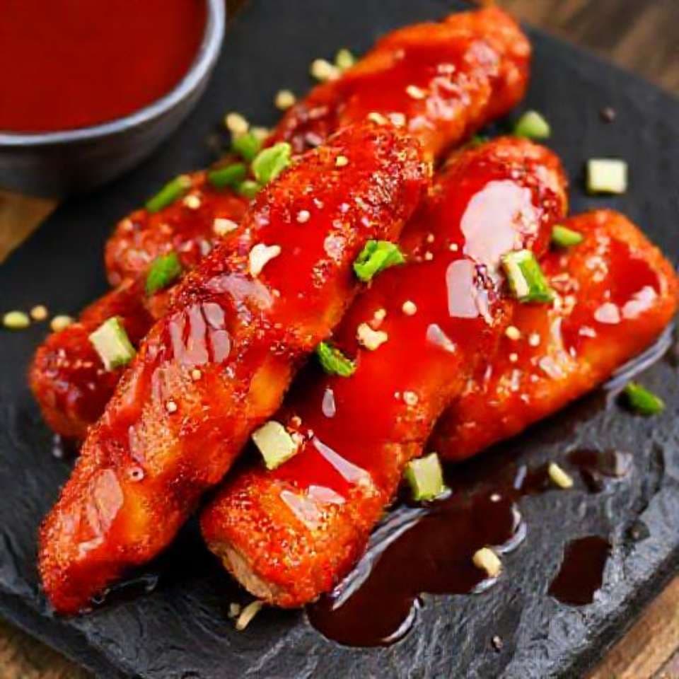 Spicy Korean Gochujang Chicken Tenders