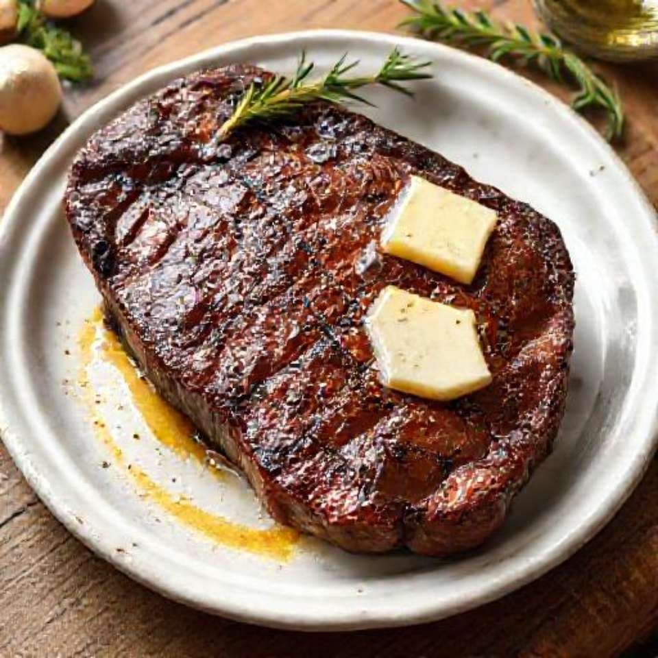 Classic Pan-Seared Sirloin Steak