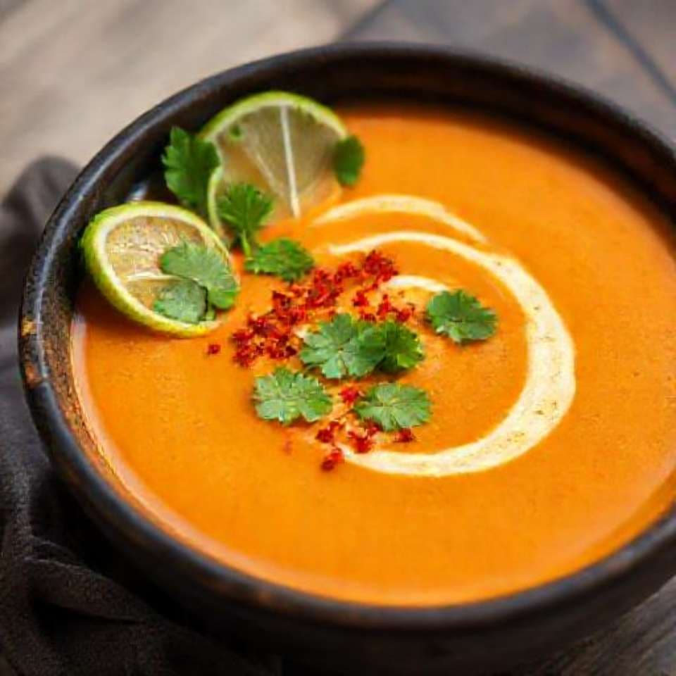Spicy Thai Butternut Squash Soup