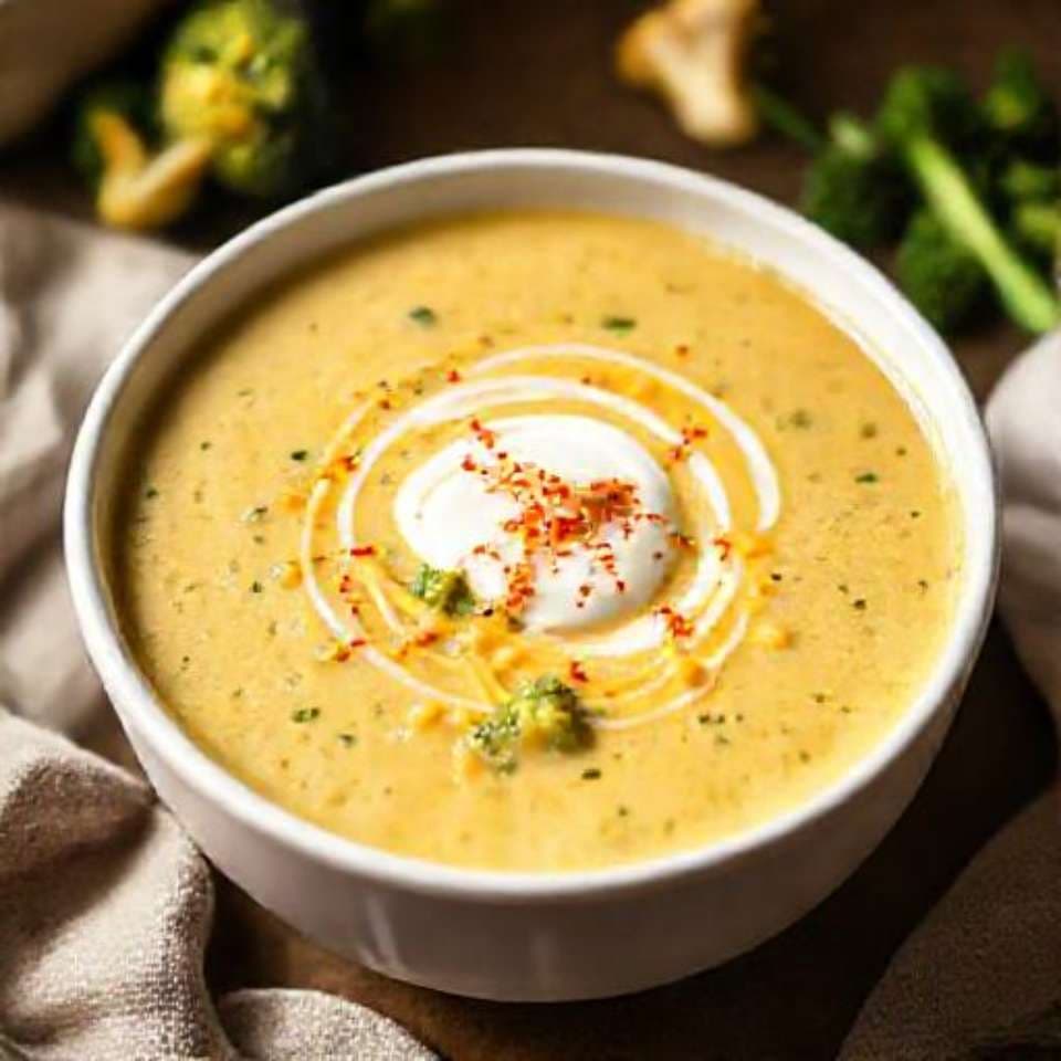 Quick & Easy Broccoli Cheddar Soup
