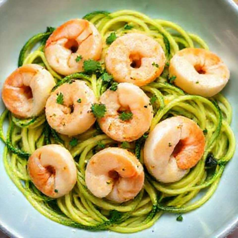 Shrimp Scampi with Zucchini Noodles