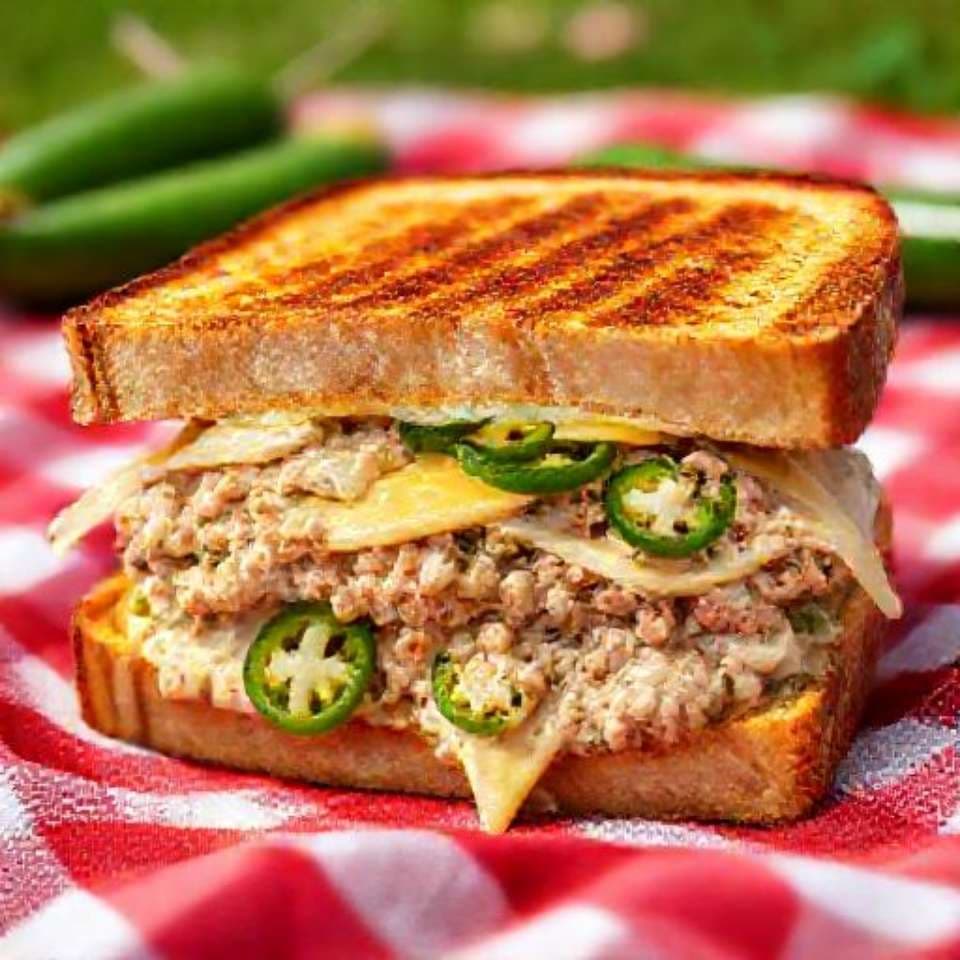 Spicy Tuna Melt with Jalapeño