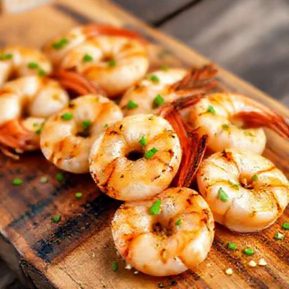 Quick Garlic Butter Grilled Shrimp