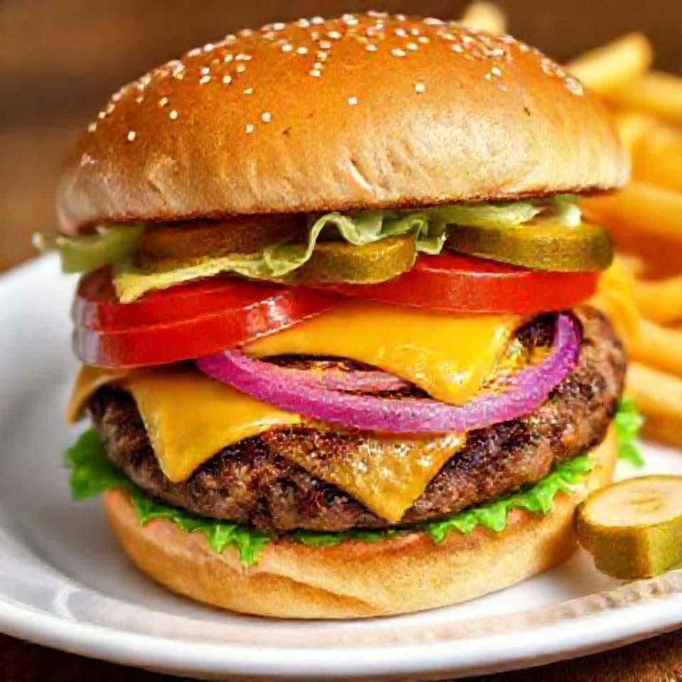 Classic American Cheeseburger