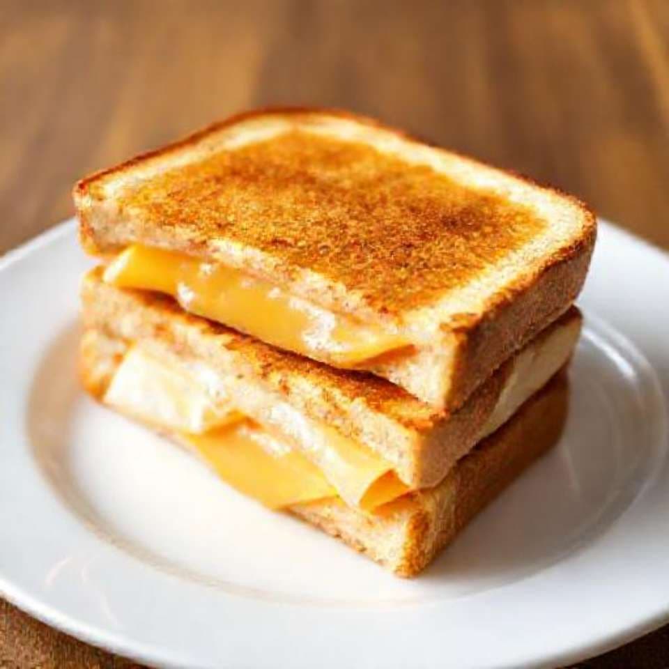 Quick & Easy American Cheese Grilled Sandwich