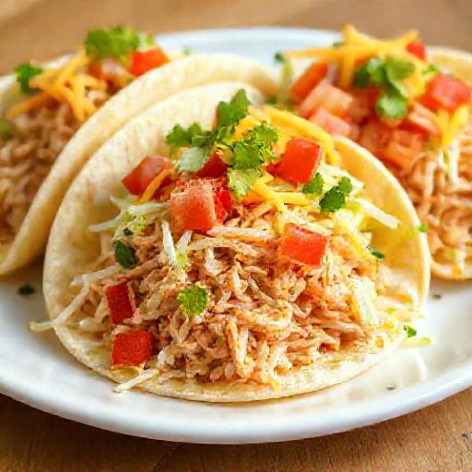 Quick & Easy Shredded Chicken Tacos