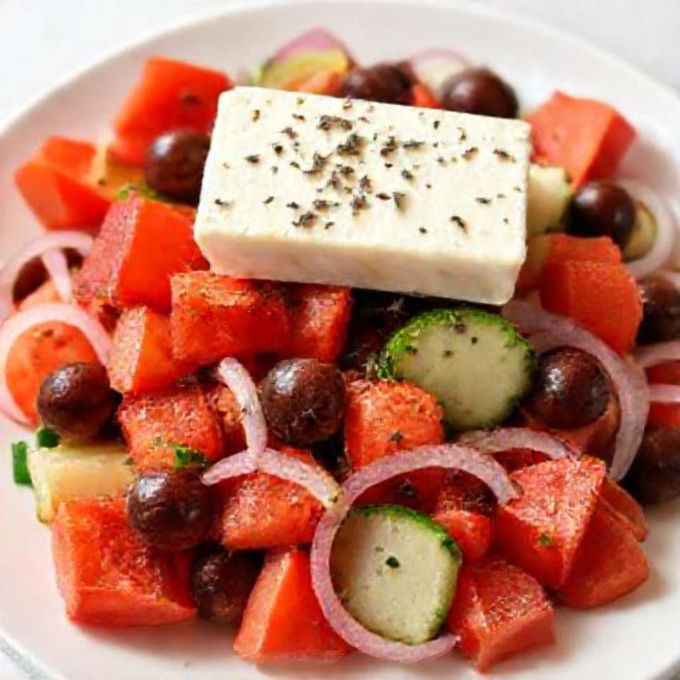 Classic Horiatiki Salata (Greek Village Salad)