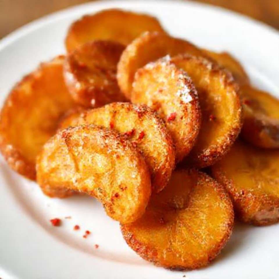 Plátanos Fritos Crujientes con Chile
