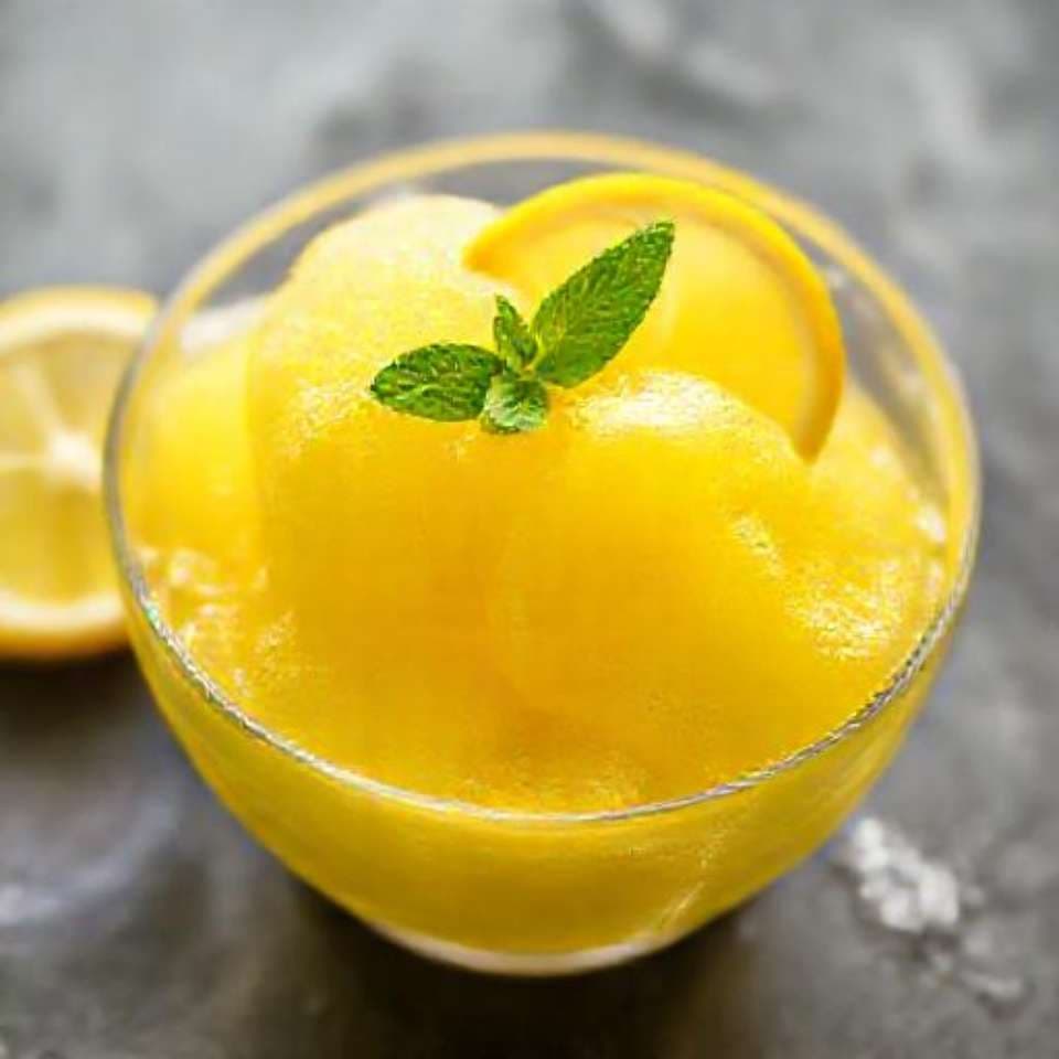 Klassisk Citronsorbet (utan glassmaskin)