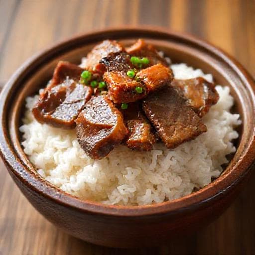简易版排骨煲仔饭