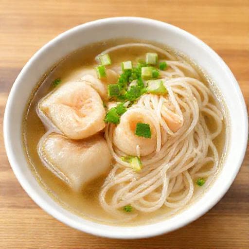 簡易蝦仁雲吞麵