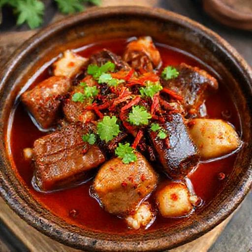创意麻辣排骨年糕