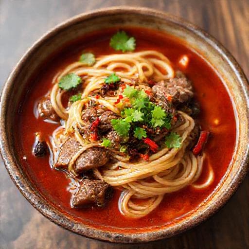 川味紅燒牛肉麵