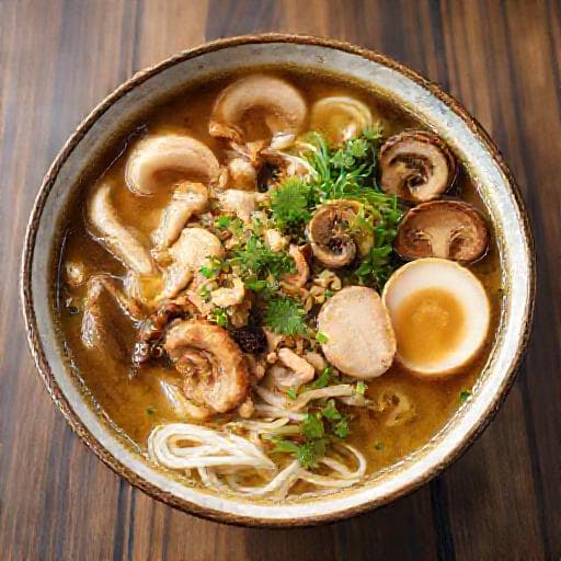 菌菇鸡汤过桥米线