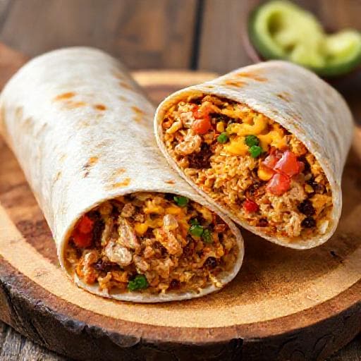 经典墨西哥鸡肉卷 (Classic Chicken Burrito)