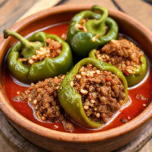 Kıymalı Biber Dolması