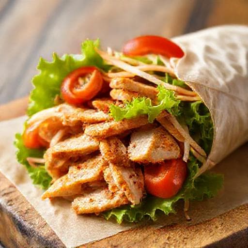 Pratik Kağıtta Tavuk Döner