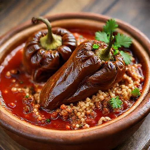 Klasik Kuru Biber Dolması