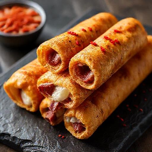 Pastırmalı ve Kaşarlı Sigara Böreği