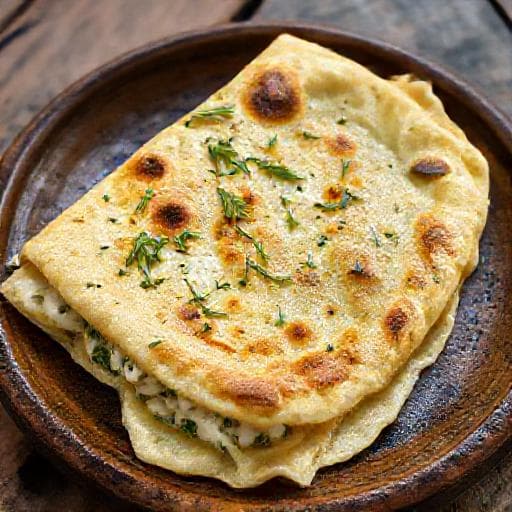 Peynirli ve Otlu Gözleme (Ege Usulü)