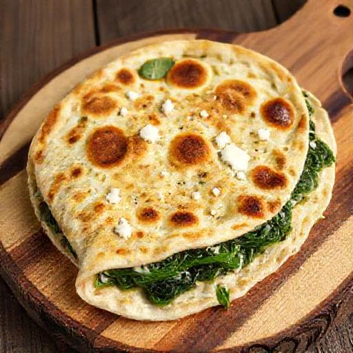 Klasik Ispanaklı Gözleme