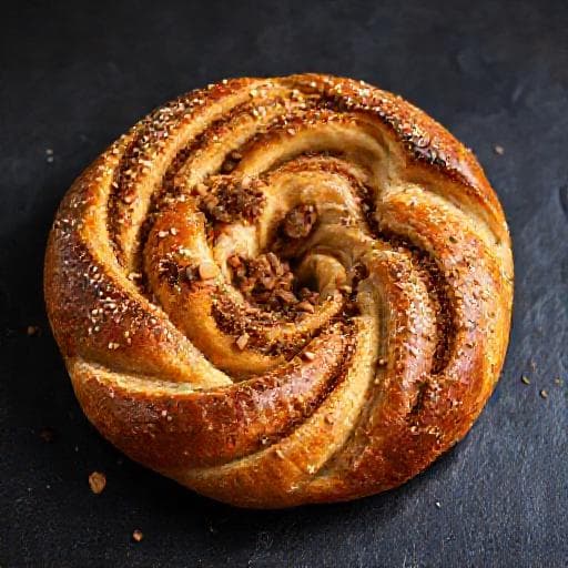 Cevizli ve Tarçınlı Tahinli Çörek