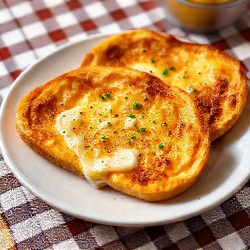 Peynirli Yumurtalı Ekmek
