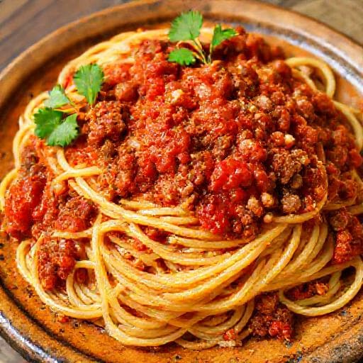 Kıymalı Domates Soslu Makarna