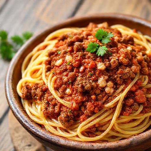Klasik Kıymalı Makarna