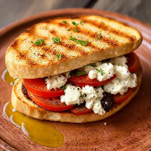 Ege Usulü Bazlama Tost