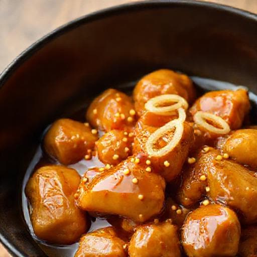 Ballı Zencefilli Soya Soslu Tavuk