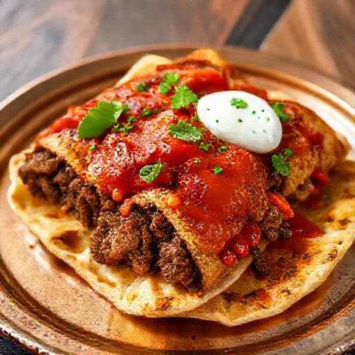 Antep Usulü Beyti Kebabı (Acılı)