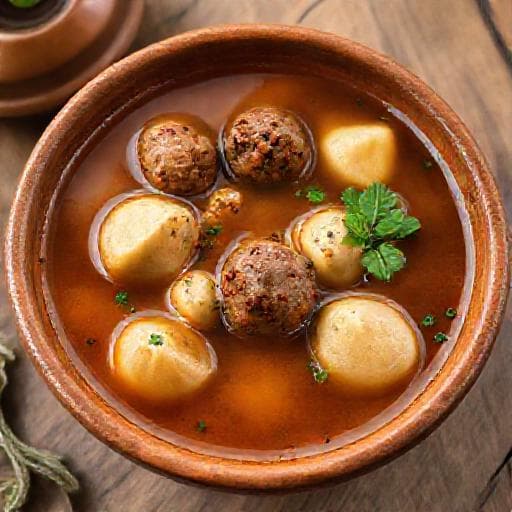 Antep Usulü Analı Kızlı Çorbası (Yuvalama Benzeri)