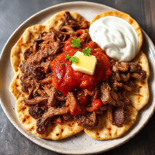 Pratik İskender Kebap (Tavada)