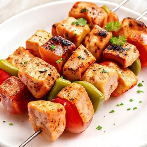 Domatesli Tavuk Şiş