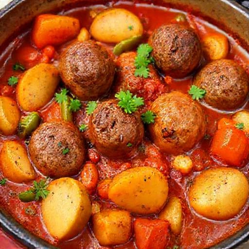 Fırında İzmir Köfte (Sebzeli)