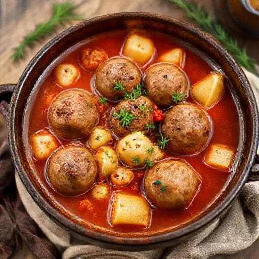 Pratik Ekşili Köfte (Tencerede Tek Kasede)