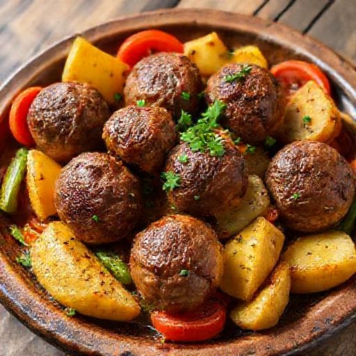 Klasik Fırında Köfte