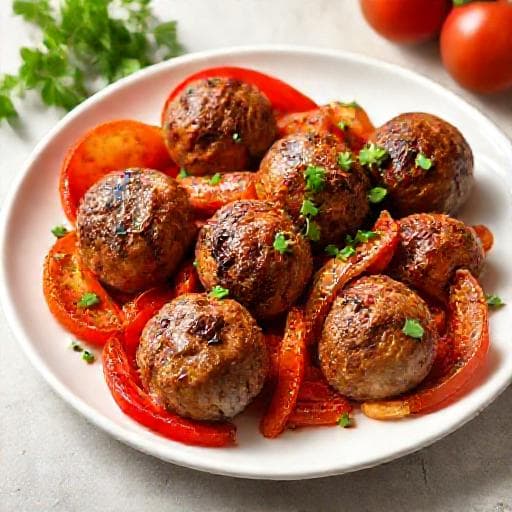 Hızlı Fırında Köfte