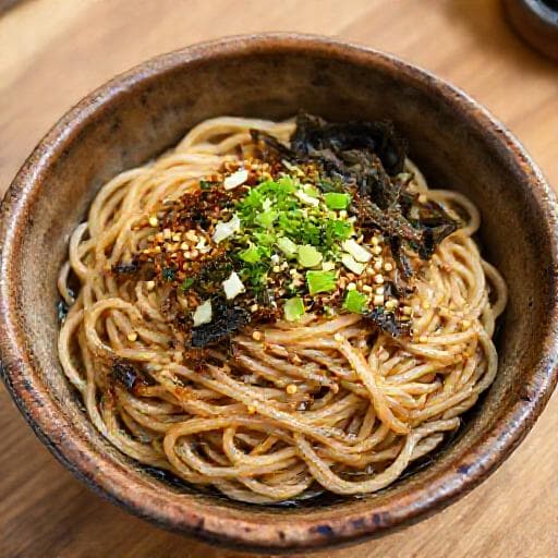 들기름 막국수 (전통 방식)