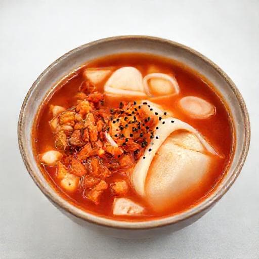 간단 김치수제비