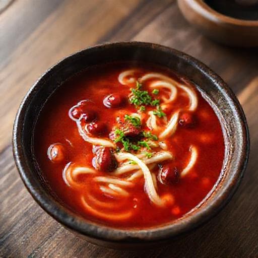 전통 팥칼국수