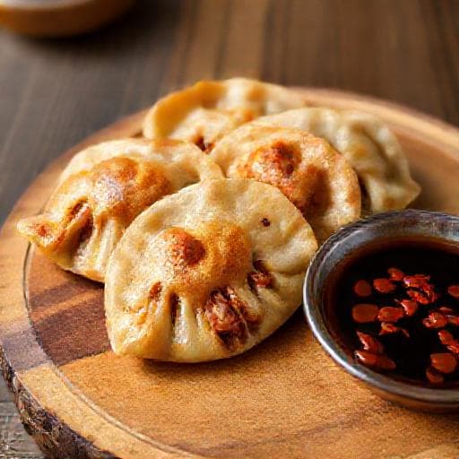 김치 납작만두