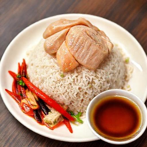 전통 하이난 치킨 라이스