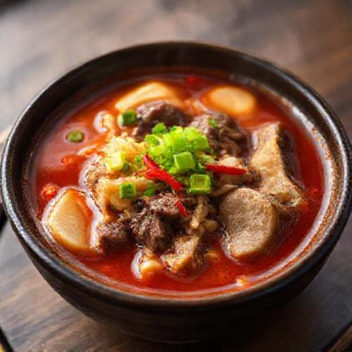 얼큰 토란국 (매운맛)