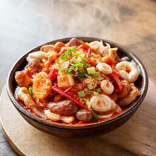 매콤 해물 미더덕찜 (미더덕, 오만둥이)