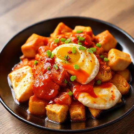 매콤 두부 계란볶음